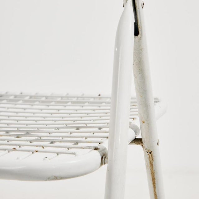 Vintage Folding Chair in Metal by Niels Gammelgaard for Ikea, 1970s For Sale - Image 11 of 13