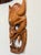 Mid 20th Century Pair of Vintage Philippine Hand-Carved Monkey Pod Wood Dragon & Demon Wall Masks For Sale - Image 5 of 12