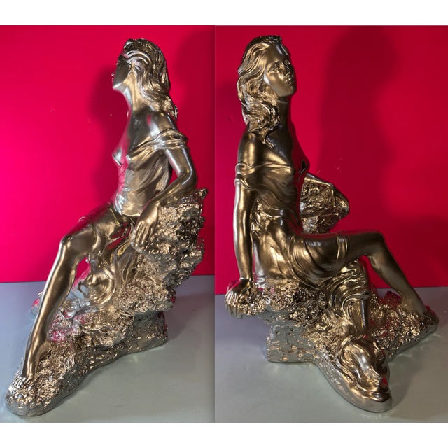 Chrome 1990 Chrome Tone Sculpture by Alice Heath for Austin Productions Called “Memories” For Sale - Image 8 of 12