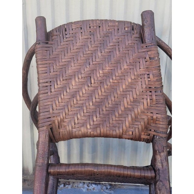 Old Hickory Barrel Back Side Chair For Sale In Los Angeles - Image 6 of 10