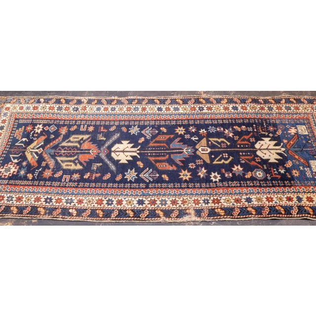 Textile Antique Caucasian Shirvan Bijov Rug 2’10” X 6’0" For Sale - Image 7 of 12