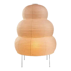 Monumental Isamu Noguchi Akari 25n Floor Lamp