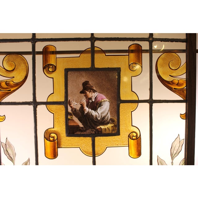 Flemish Renaissance Stained Glasses, Set of 4 For Sale - Image 14 of 18