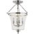 Sussex Semi-Flush Bell Jar Lantern in Polished Nickel Designer: Chapman & Myers Canopy: 6" Round Mounting: Semi-Flush...