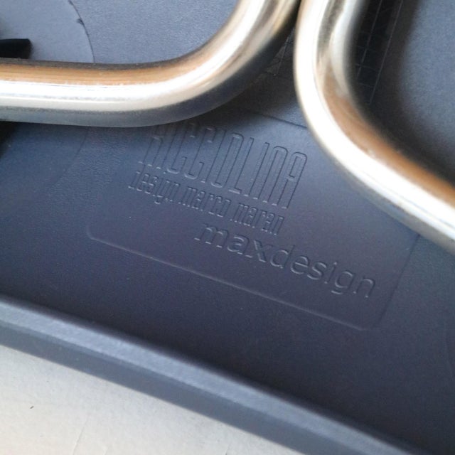 Ricciolina Chair by Marco Maran for MaxDesign - Primary Color Plastic Chair - Modern Italian Design For Sale - Image 9 of 14