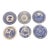 Spode Blue and White Collection Decorative Plates - Set of 6, C. 1990s For Sale