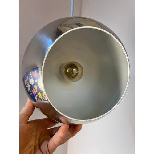 Chrome Topan Globe Lamp by Verner Panton For Sale - Image 6 of 11
