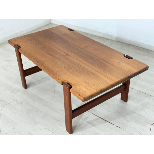 Mid-Century Danish Side Table in Teak by Niels Bach, 1960s For Sale - Image 6 of 16