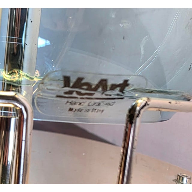 Metal Star Trek Handcrafted Table Lamp by Jeannot Cerutti for VeArt, 1980s For Sale - Image 7 of 8