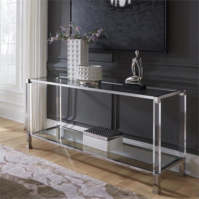 Contemporary Claire Console Table from Kenneth Ludwig Chicago For Sale - Image 3 of 5