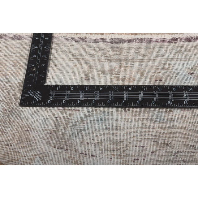 Mid 20th Century Distressed Vintage Persian Kashan Rug, 08'01 X 11'09 For Sale In Dallas - Image 6 of 10