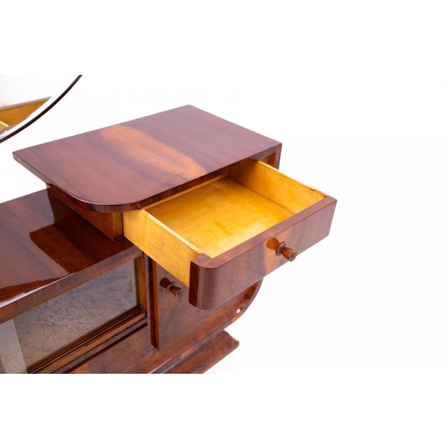 Art Deco Dressing Table, Poland, 1930s For Sale - Image 4 of 9