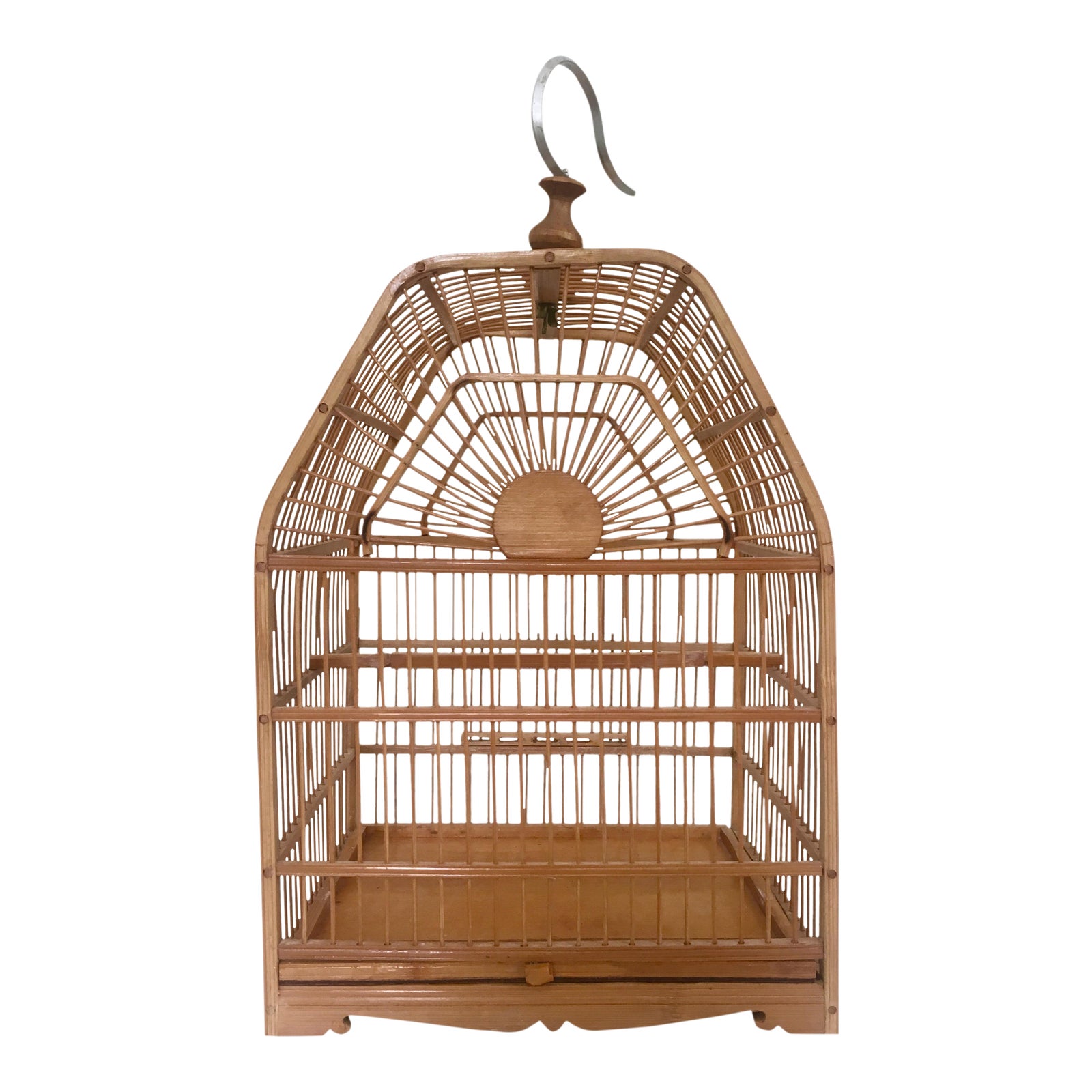 Vintage Bamboo Birdcage Chairish