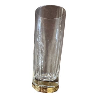 1960s Cut Crystal Vodka Server Signed by the Artist For Sale