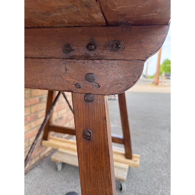 19th Century Desk Table With Metal Accents For Sale - Image 14 of 14