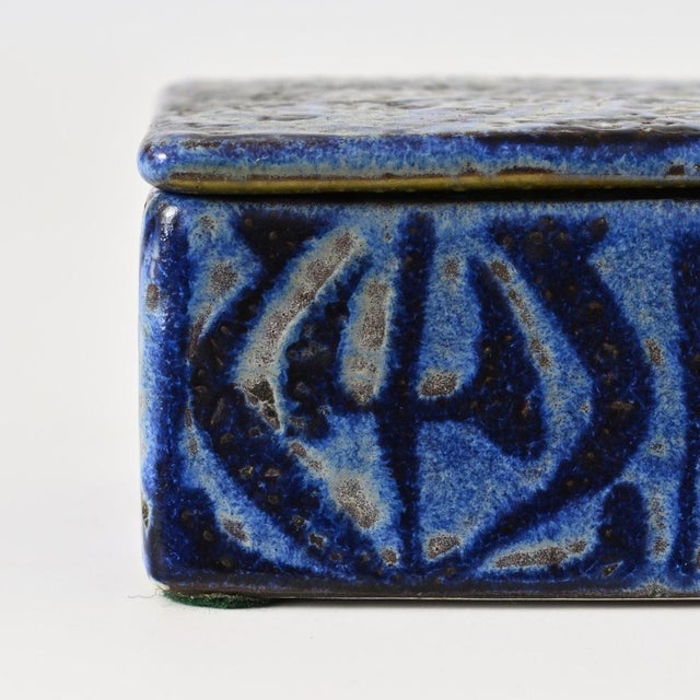 Baca Series Ceramic Box by Nils Thorsson for Alumina Royal Copenhagen, 1970s For Sale - Image 9 of 10