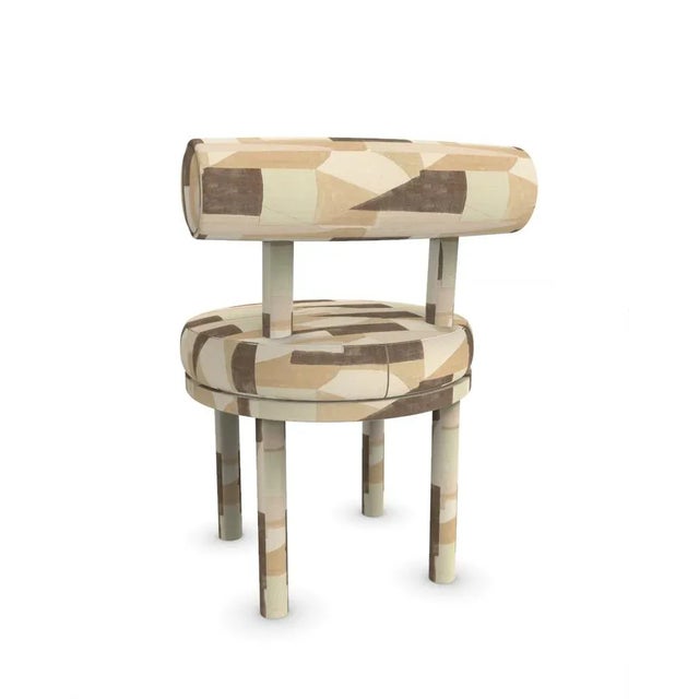 Moca Chair in Silt Fabric by Studio Rig for Collector For Sale - Image 4 of 6
