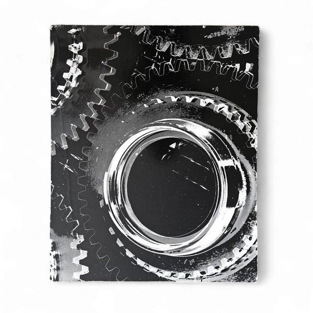 Barite Photos of a Gearbox on Board by Hugo Liebe, 1960s, Set of 6 For Sale - Image 8 of 12