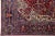 Red Vintage 1960s Heriz Persian Wool Rug With Allover Motif For Sale - Image 4 of 7