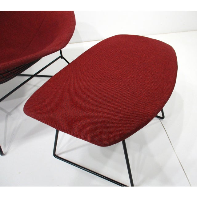Harry Bertoia Bird Lounge Chair and Ottoman for Knoll For Sale In Cincinnati - Image 6 of 12