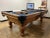 Wood Olhausen Custom New Orleans Pool Table For Sale - Image 7 of 18