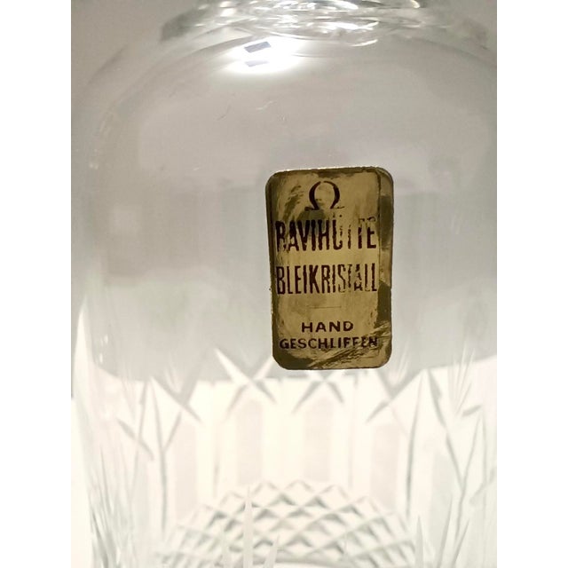Transparent Crystal Decanter Bottles by Bleikristall, Germany, 1970s, Set of 2 For Sale - Image 13 of 14