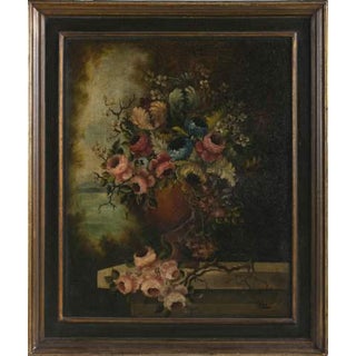 Still Life, Oil on Panel For Sale