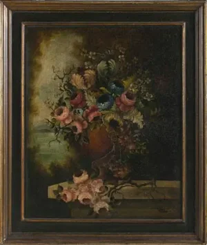 Still Life, Oil on Panel