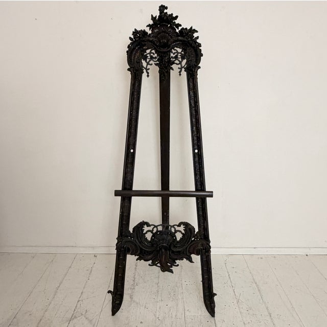 Rococo French Rococo Revival Molded Plaster Display Easel, 1880s For Sale - Image 3 of 14