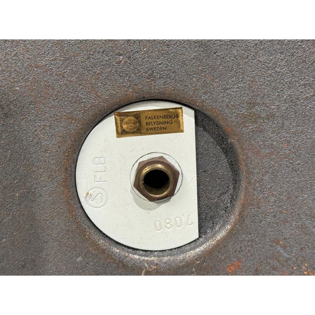 1960s Falkenbergs Belysning, Adjustable Floor Lamp, Brass, Bamboo, Sweden For Sale - Image 16 of 16