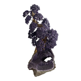 Monumental Amethyst Gem Tree Sculpture — Aspen Provenance For Sale