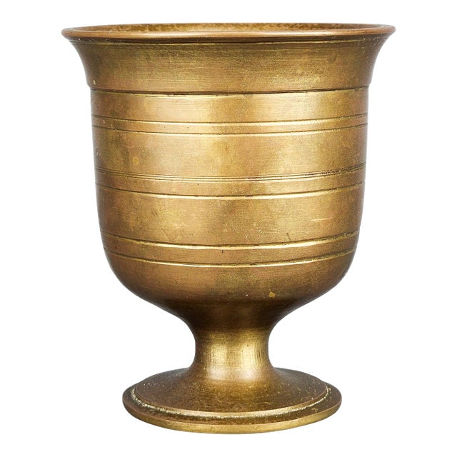 19th Century French Bronze Mortar For Sale