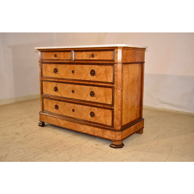 19th Century Burl Birch Commode For Sale - Image 11 of 12