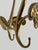 Gold Vintage Brass Coat Rack with Rotating Crown and Fluted Column, 1960s For Sale - Image 8 of 18