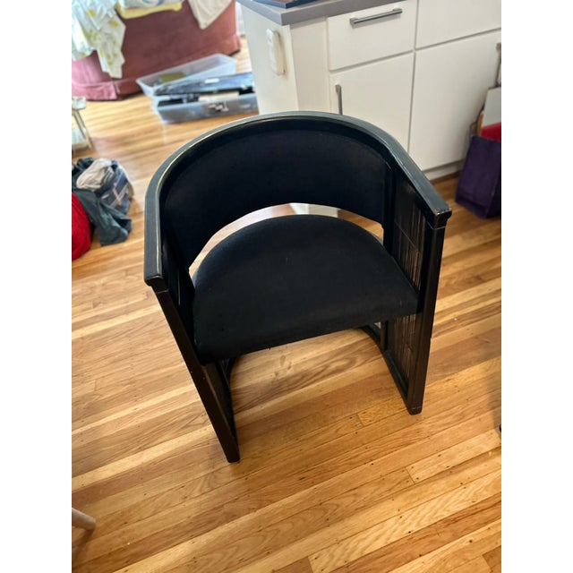 Half-Circle Restoration Hardware Chair For Sale In San Francisco - Image 6 of 8