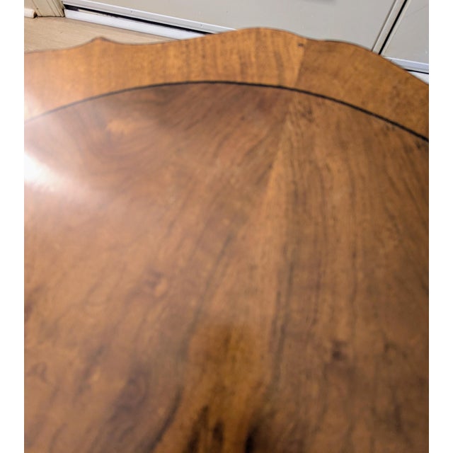 1980s Karges Furniture French Provincial Burled Walnut End Tables, a Pair For Sale - Image 10 of 15