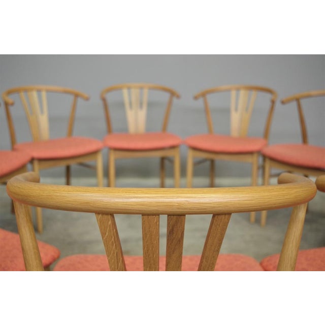 Modern Oak & Bentwood Dining Chairs, 1990s, Set of 11 For Sale - Image 12 of 18