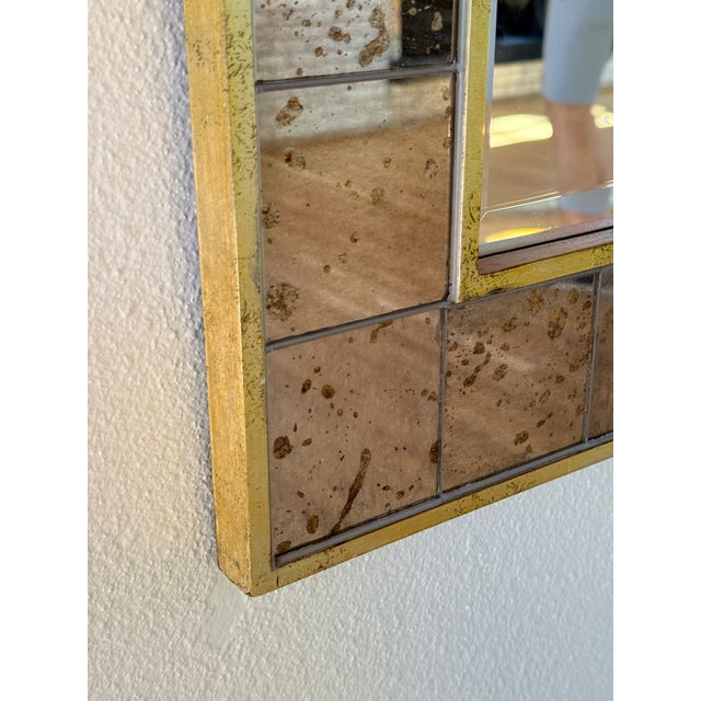 Early 20th Century Antique Faceted Mirror For Sale - Image 5 of 15