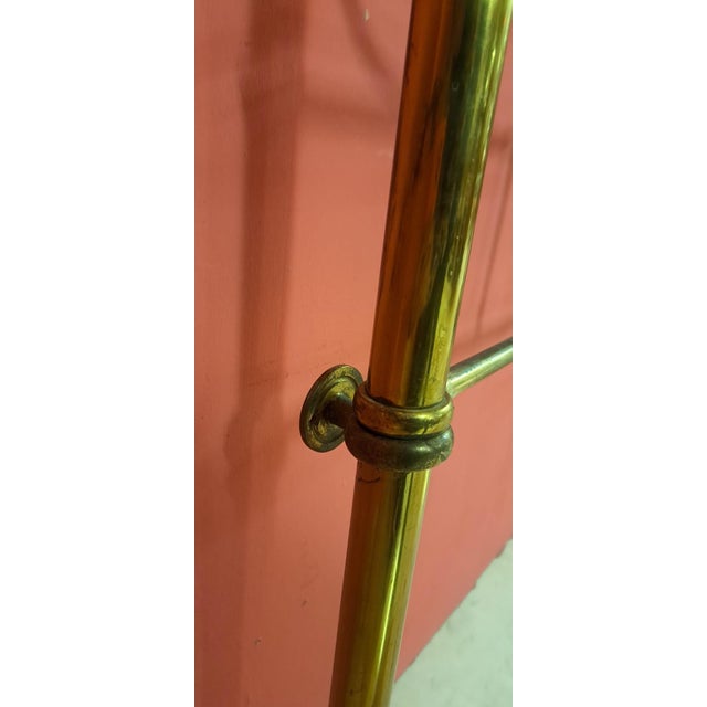 Metal Antique Brass Headboard, 1930 For Sale - Image 7 of 14