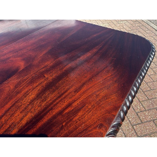 Chippendale Style Edwardian Extendable Dining Table For Sale - Image 9 of 18
