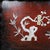 Late 20th Century Scalloped Wooden Tray With Mother-of-Pearl Bird and Bamboo Inlay For Sale In Los Angeles - Image 6 of 9