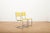 Stackable Yellow Model 1023 Garden Chair Set in Galvanized Steel Tubing and Wooden Slats by Embru, 1934, Set of 2 For Sale - Image 11 of 14