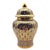 Metal Late 20th Century Thai Benjarong Hand-Painted Gilt Porcelain Covered Jar 6.6" For Sale - Image 7 of 17