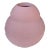 Postmodern Light Peach Pink Painted Corrugated Cardboard Vase by Flute Chicago, 1980s For Sale