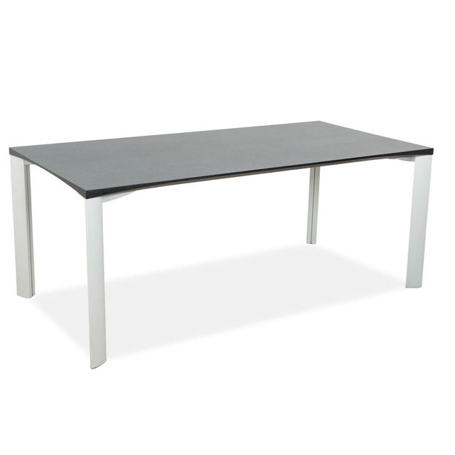 Dark Grey Dining Table with Silver Legs from Rosenthal For Sale - Image 14 of 14