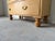 Antique 19th Century English Bow-Front Pine Chest of Drawers With Brass Hardware For Sale In Miami - Image 6 of 12