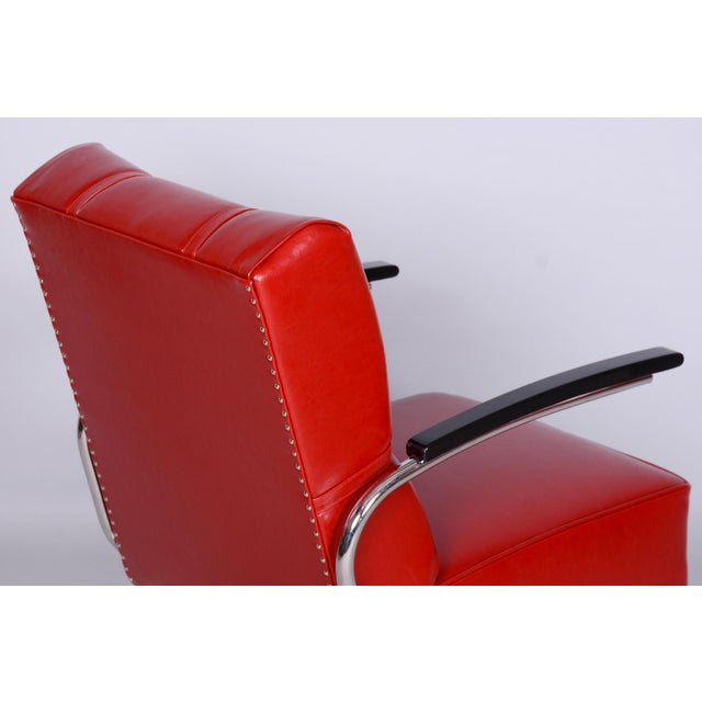 Metal Bauhaus Armchair by Vichr a Spol., 1930s For Sale - Image 7 of 11