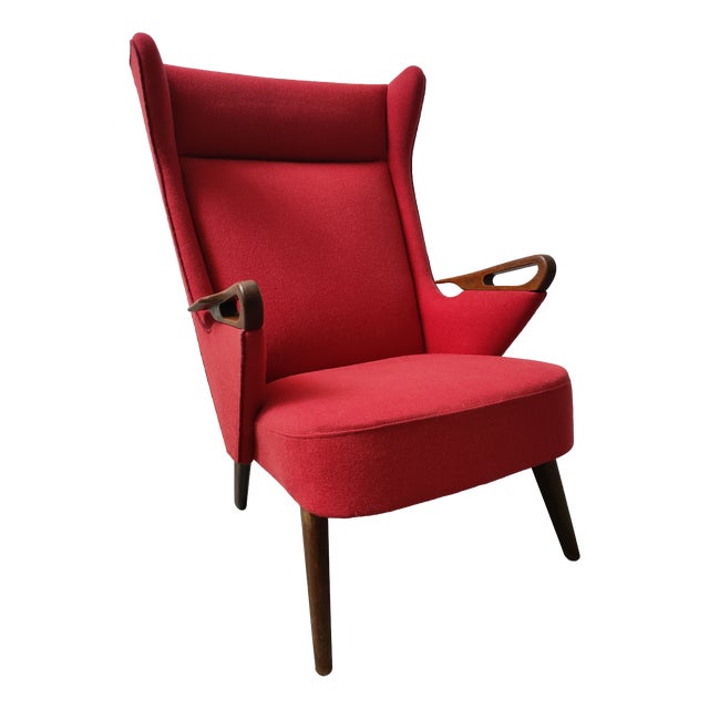 Mid-Century Modern Lounge Chair by Tela Chresten for Fidahl, Denmark, 1980 For Sale