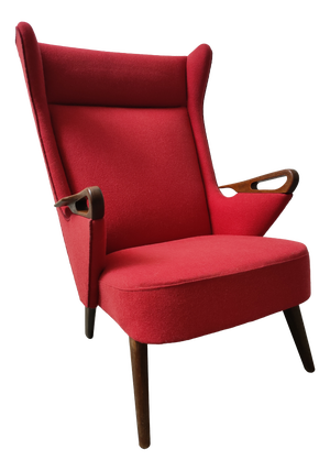 Mid-Century Modern Lounge Chair by Tela Chresten for Fidahl, Denmark, 1980