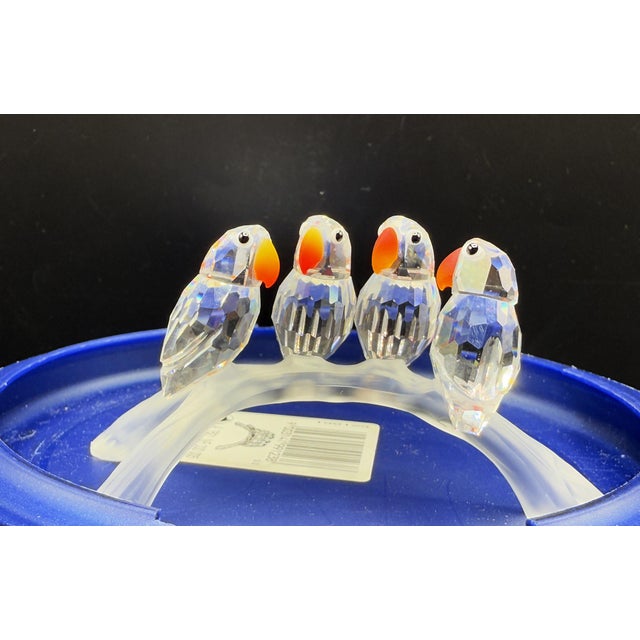 Statuetta Baby Lovebirds by Swarovski, 2000s For Sale - Image 3 of 14